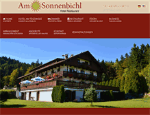 Tablet Screenshot of amsonnenbichl.de